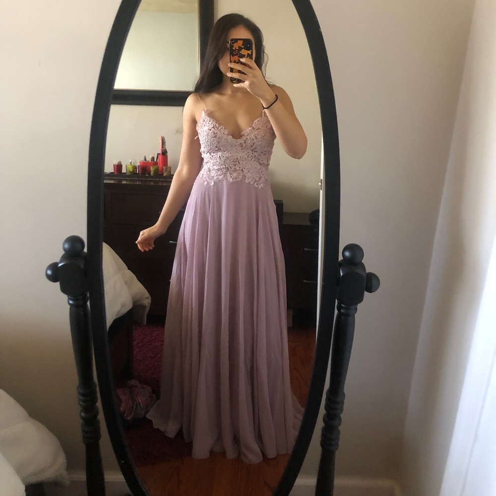 Size 4 Mauve Prom Dress